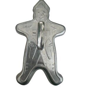 Vintage Metal Cookie Cutter Gingerbread Police Military Holster 6"